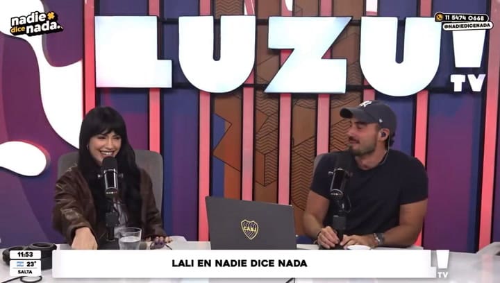 Lali elogió a Luzu y tiró un palo contra Olga