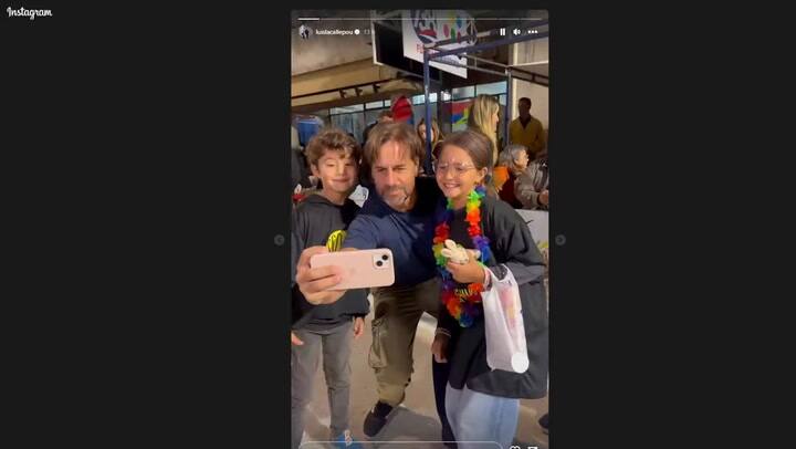 Lacalle Pou en el Carnaval