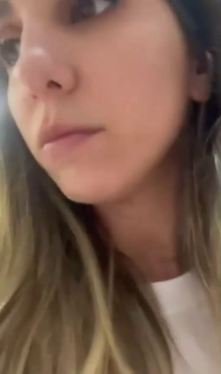 Cinthia Fernández vivió una noche de terror y lo mostró en redes