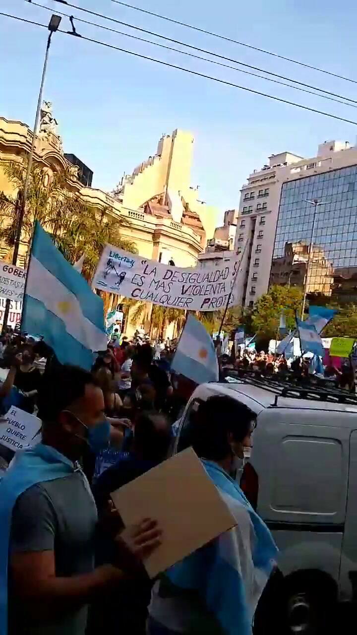 Manifestaciones en Córdoba - Fuente: Twitter