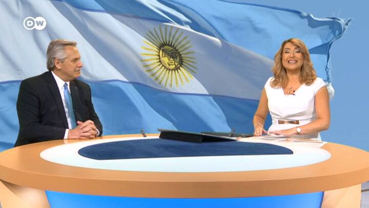 Alberto Fernández, en la DW