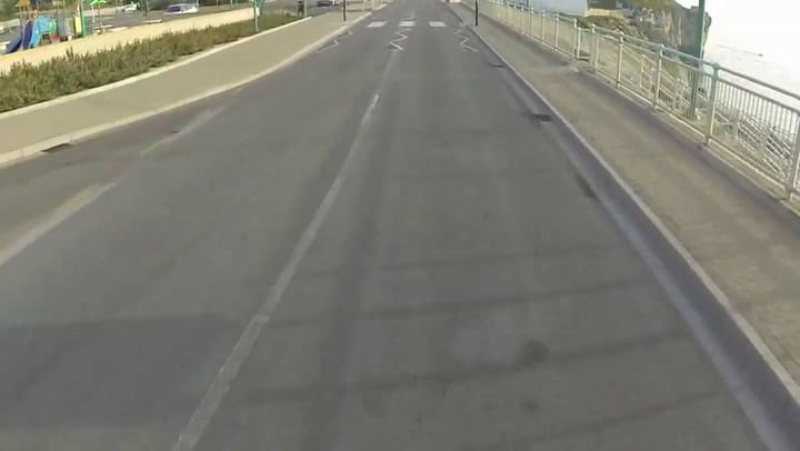 Gibraltar vista de un drone - Fuente: Youtube