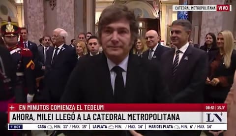 El momento en que Milei le negó el saludo a Jorge Macri