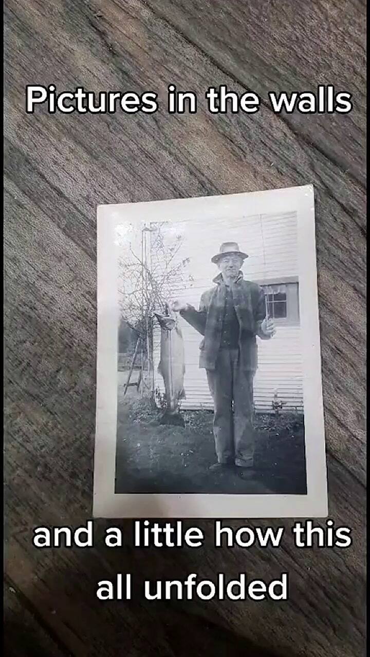 Pareja descubre en su casa una habitación secreta con inquietantes foto