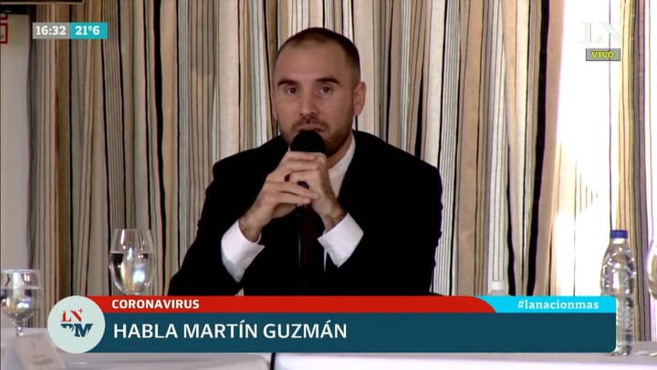 Habla Guzmán junto a Alberto Fernández y Cristina Kirchner