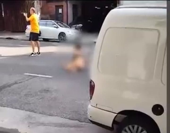 Una mujer se tiró de un primer piso en Palermo