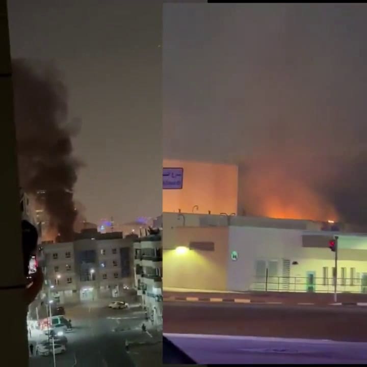 Consulado de EEUU en llamas