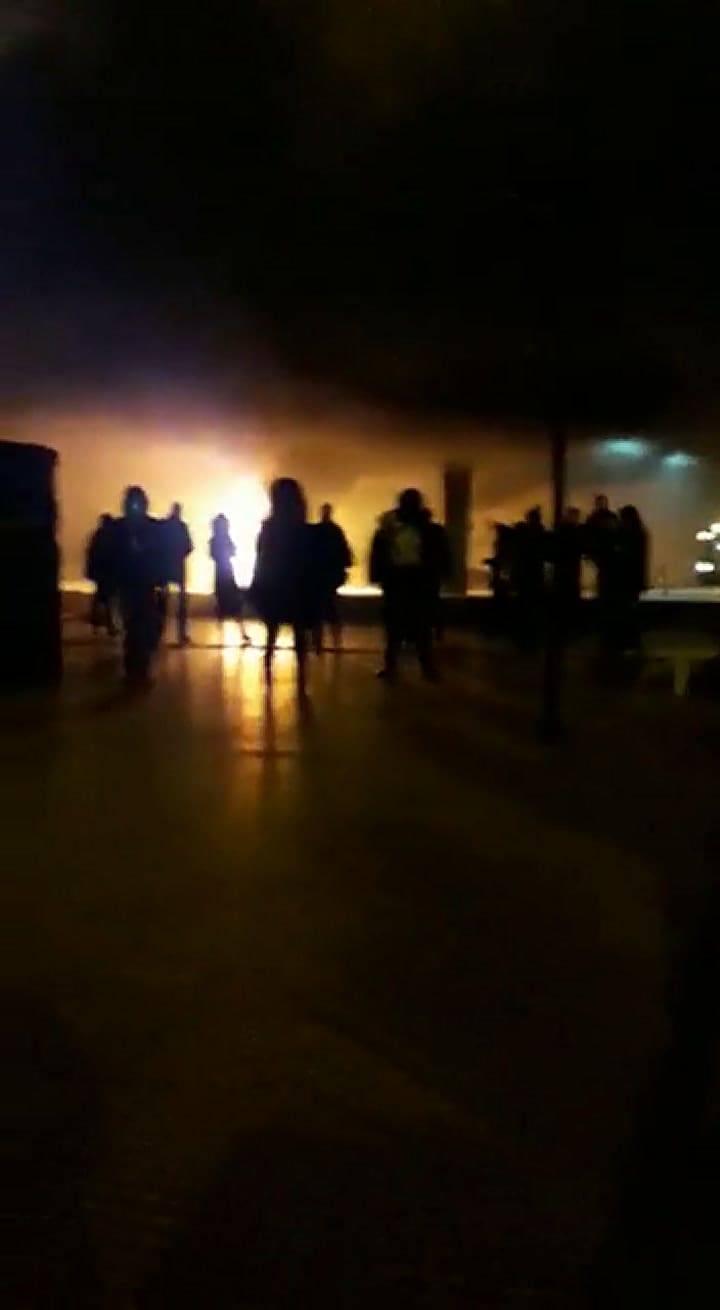 Así se vio el incidente en primera persona