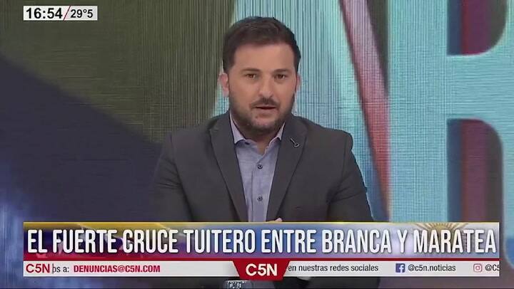 Diego Brancatelli le respondió a Santi Maratea