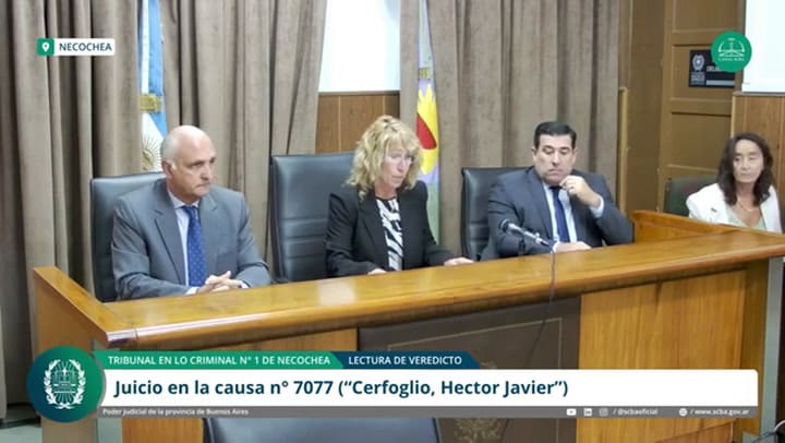 El momento de la lectura de veredicto