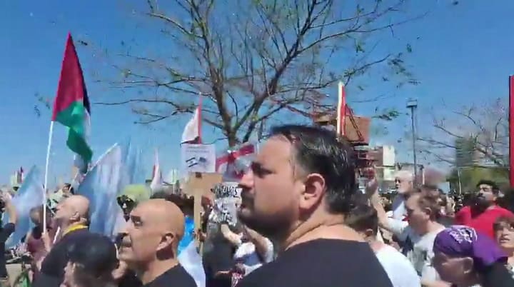 Incidentes y manifestaciones durante la visita de Milei en Santa Fe