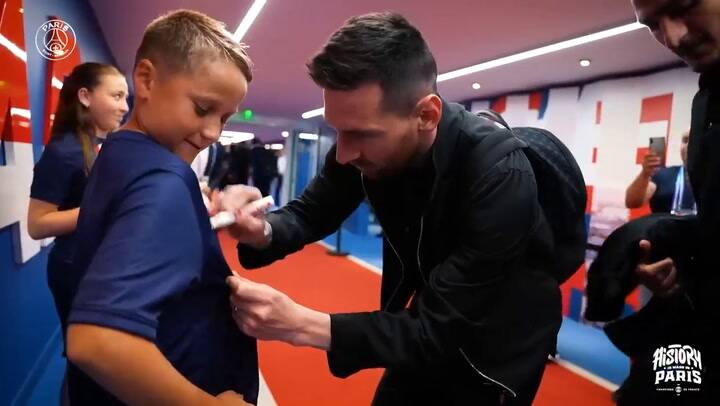El video de despedida del PSG a Messi