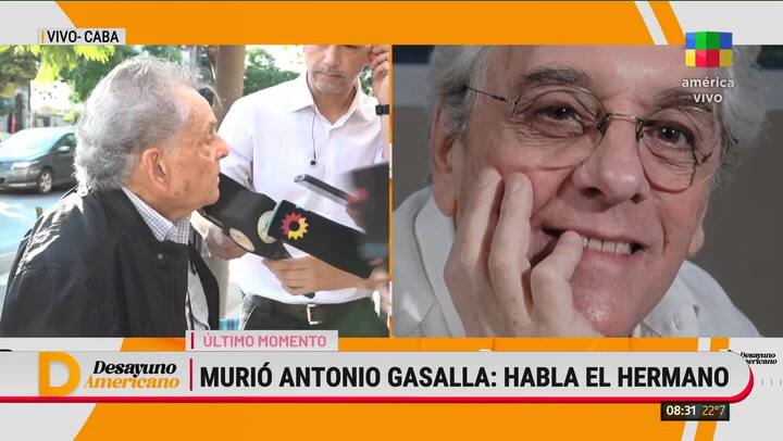 La palabra de Carlos, el hermano de Antonio Gasalla