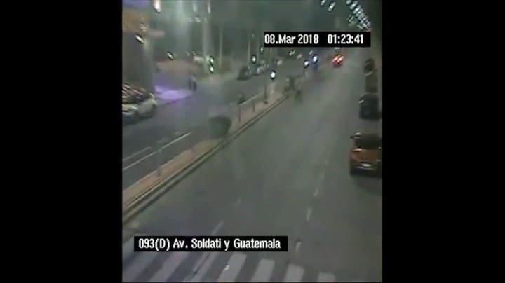 Captura de las cámaras de seguridad del día del crimen de Facundo