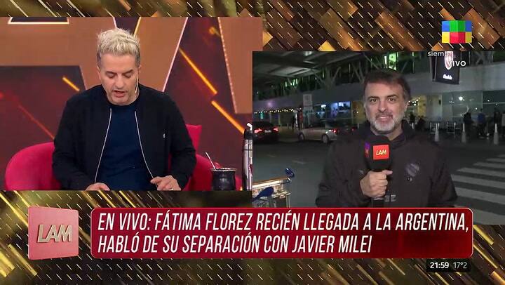 Angel de Brito brindo mas detalles de la entrevista con Fatima Florez
