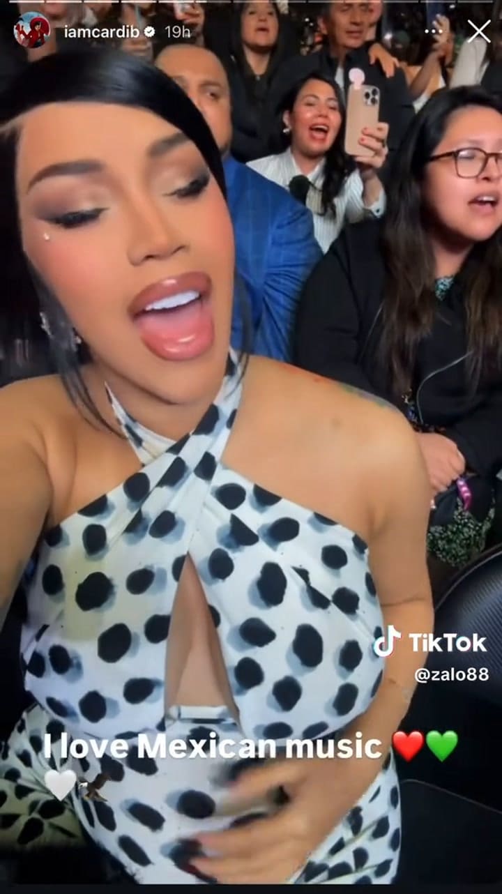 Cardi B asistió a un concierto de Ana Gabriel y cantó sus canciones