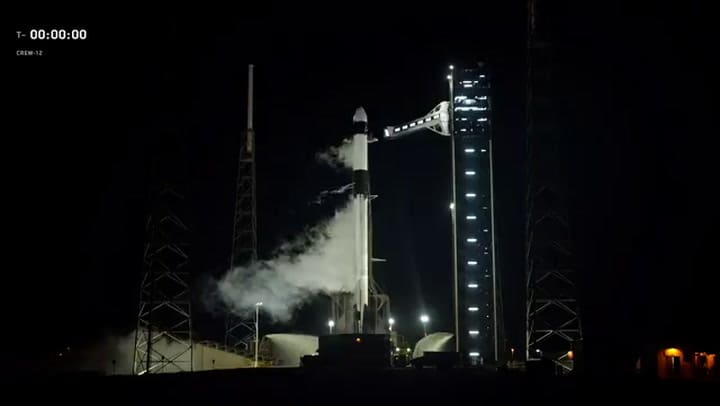 despegó el cohete de NASA y Space X