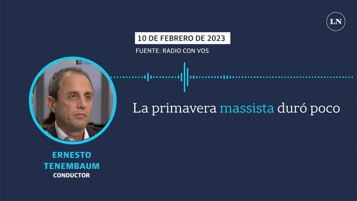 Ernesto Tenembaum: 'La primavera massista duró poco'