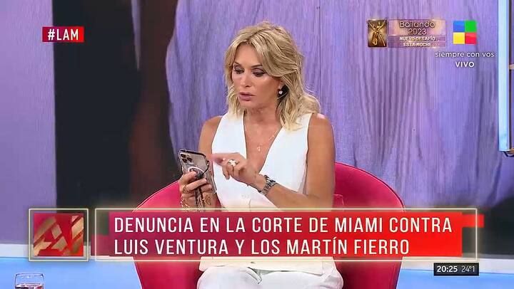 Yanina Latorre conto que Luis Ventura estaria involucrado en el escandalo del Martin Fierro Latino