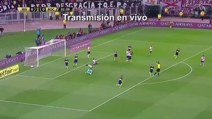 El audio del VAR por la falta a Borré - Fuente: Conmebol