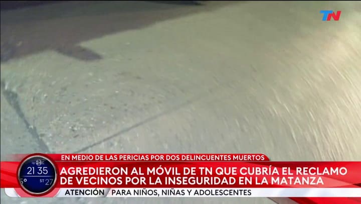 Agredieron a periodistas durante una cobertura