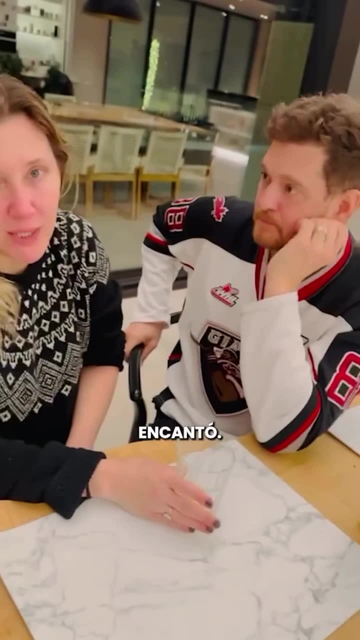 Daniela, la hermana de Luisana Lopilato probó la bebida de la actriz y Michael Bublé