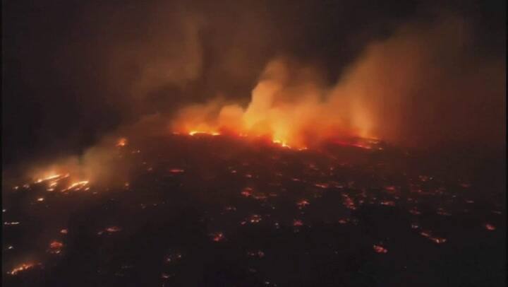 Los incendios en Hawái captados desde un dron