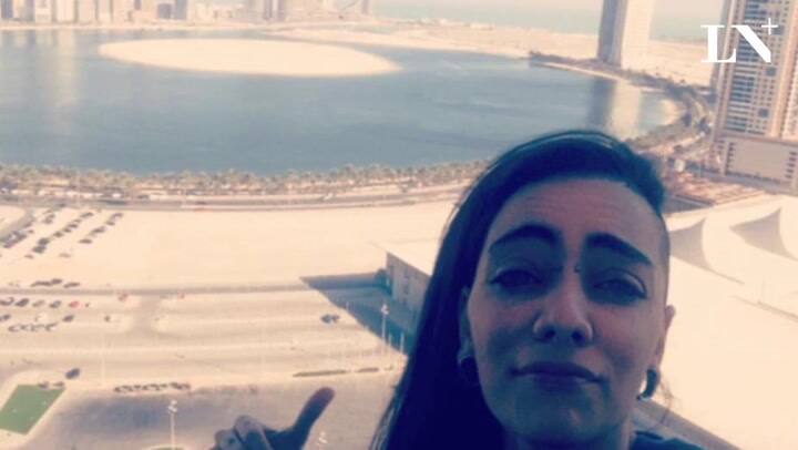 La llegada de la joven argentina a Dubai
