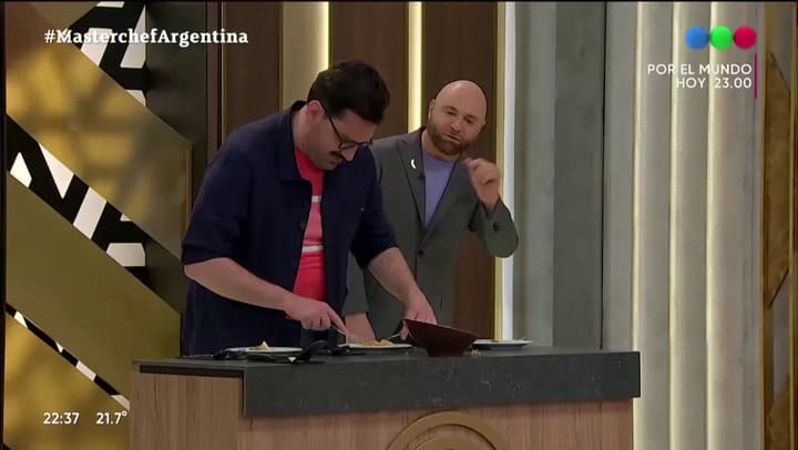 Damián Betular cuestionó a Charlotte Caniggia por ponerle mucho alcohol a sus platos