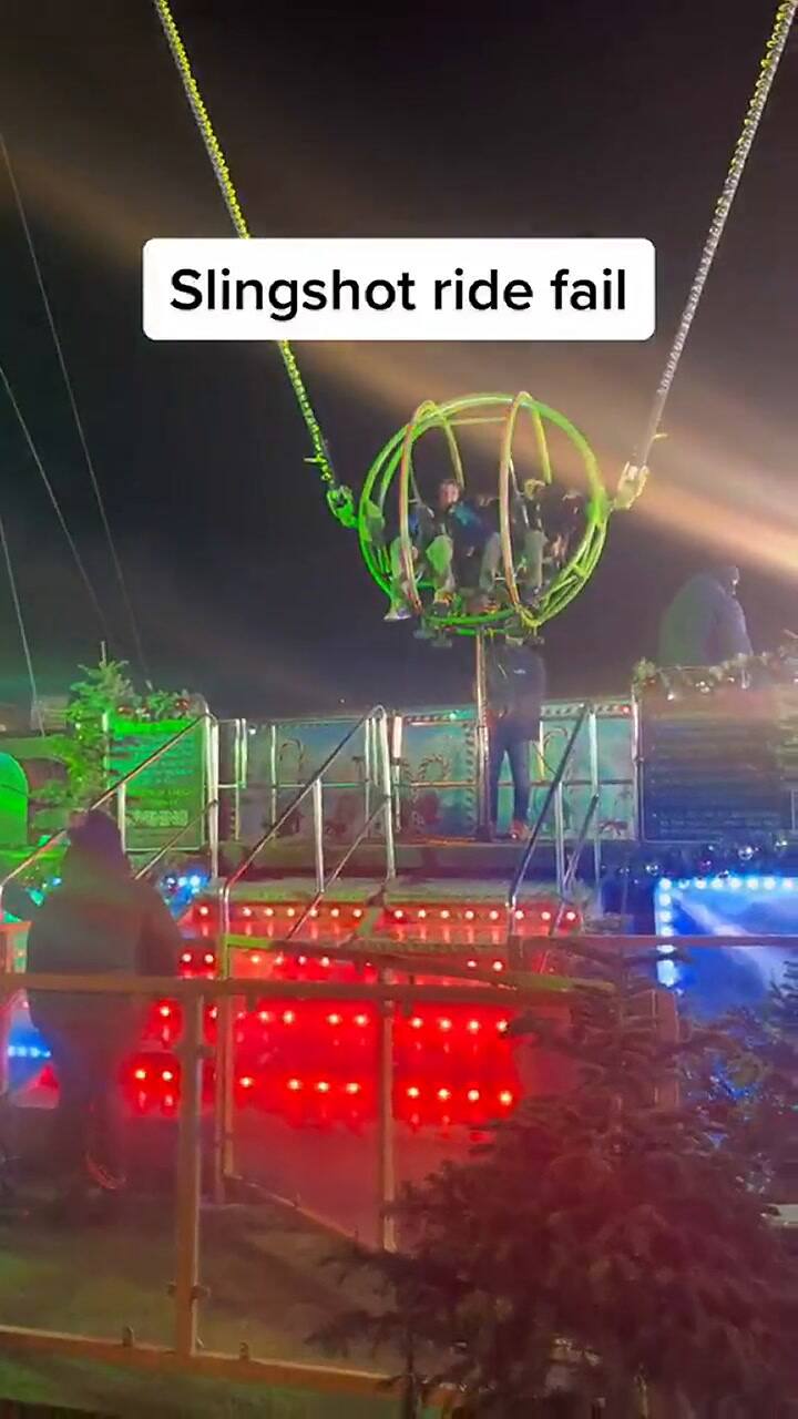 El aterrador accidente de una atracción de un parque de diversiones de Londres