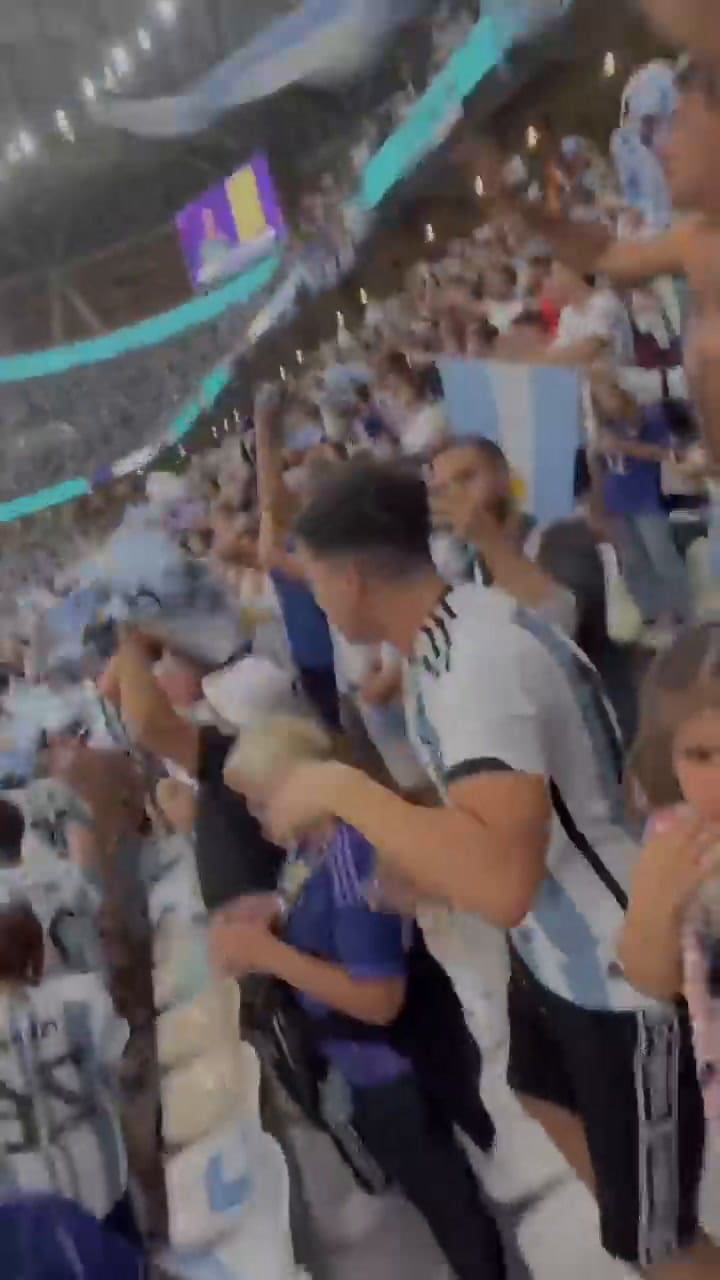 El festejo de Valentina Cervantes, pareja de Enzo Fernández