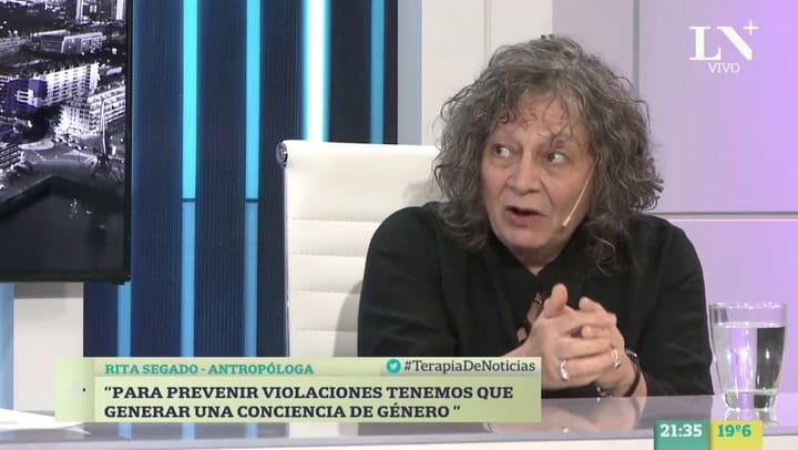 Rita Segato: 'La primera víctima del mandato de masculinidad es el varón'