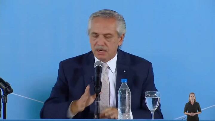 El presidente Alberto Fernández inauguró el Colector Cloacal Morón Sur