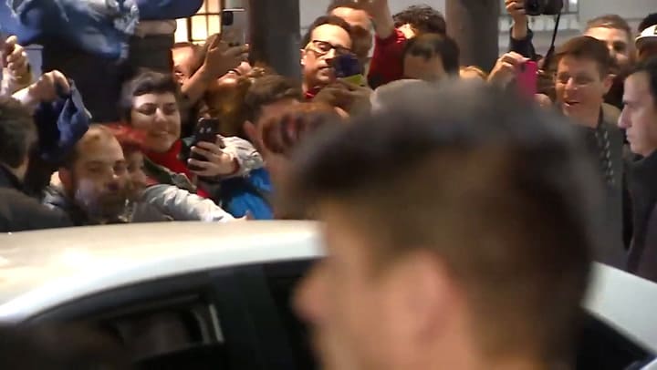 La escena completa del atentado contra Cristina Kirchner (Télam)