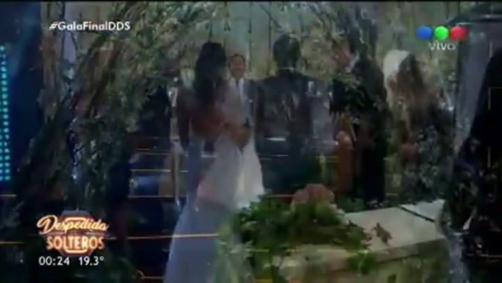 Los ganadores, Paula y Facu, se casan