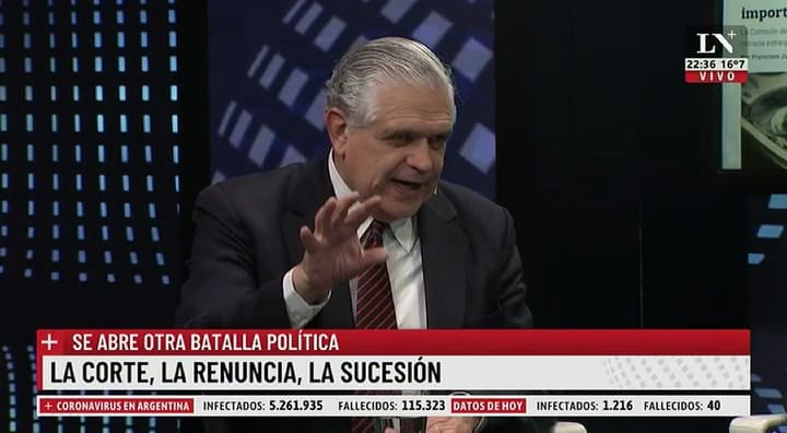 Ricardo López Murphy: 'Cristina no está en condiciones de imponer nada más'