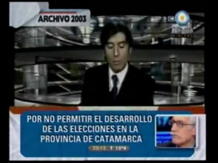 Los huevazos a Cristina en 2003 (Canal 7, 678)