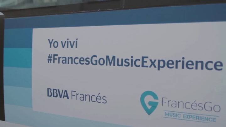 En camarines de Aerosmith y Guns and Roses con los ganadores de BBVA Francés