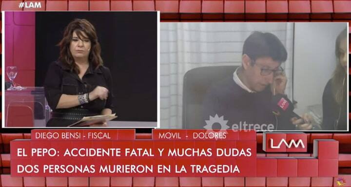 Habla el fiscal Diego Bensi - Fuente: El trece