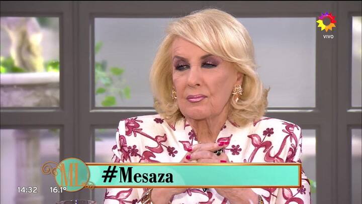Gladys González con Mirtha Legrand