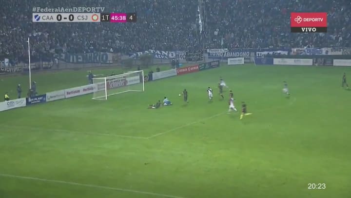 López anotó el gol de Alvarado - Fuente: DeporTV