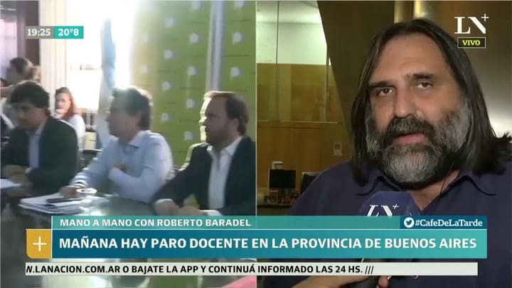 Baradel, sobre el paro docente en la provincia de Buenos Aires