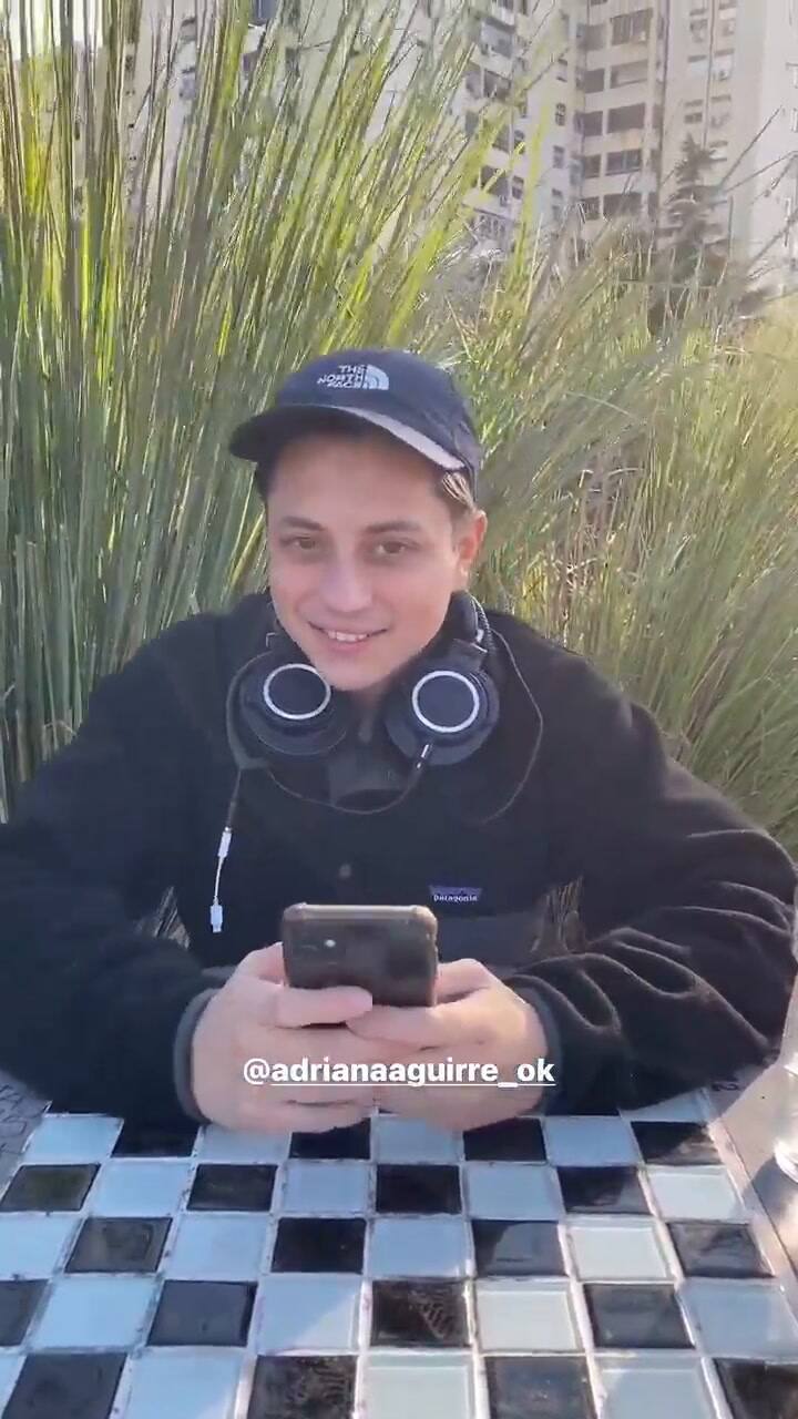 Historia que subió Ca7riel a su Instagram con Paco Amoroso este martes