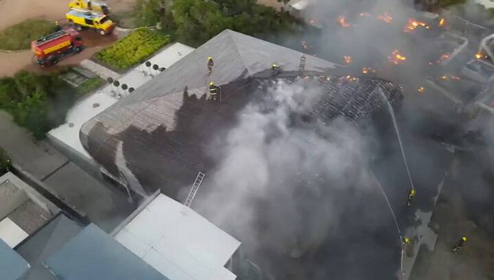 La Susana se incendió alrededor de las 18