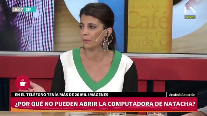 ¿Por qué no pueden abrir la computadora de Natacha?