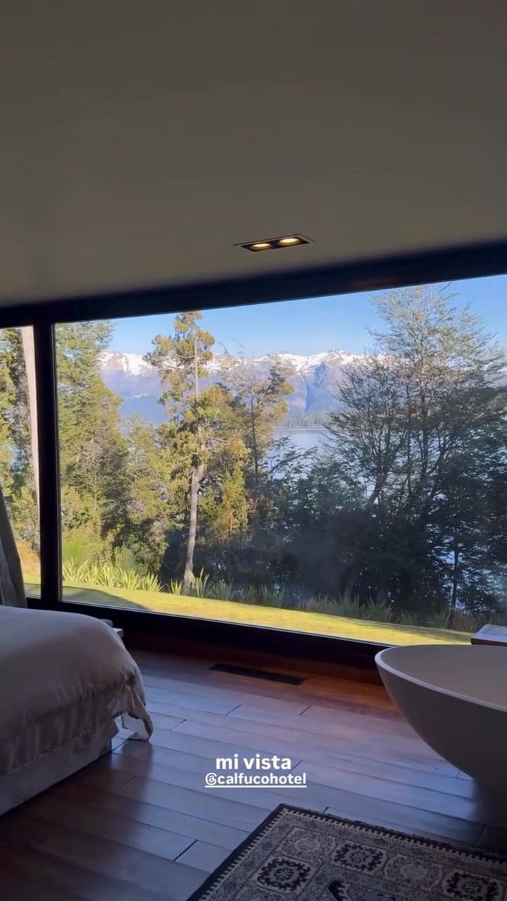 De la habitación de Wanda Nara con vistas a las montañas, al asado en la cumbre
