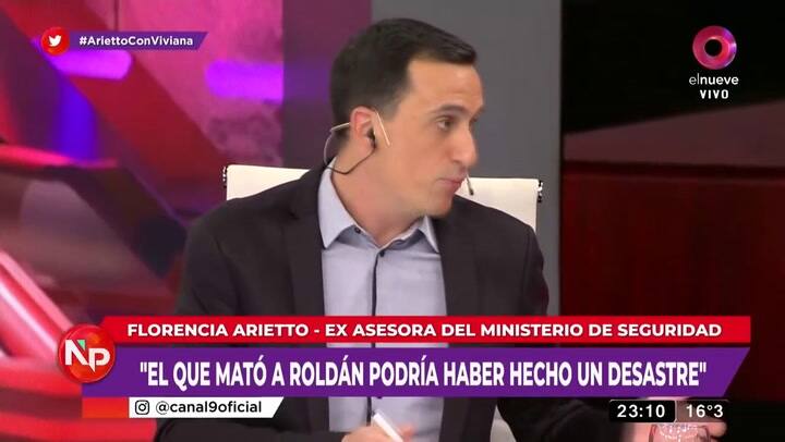 Fuerte discusión por el caso Roldán - Fuente: elnueve