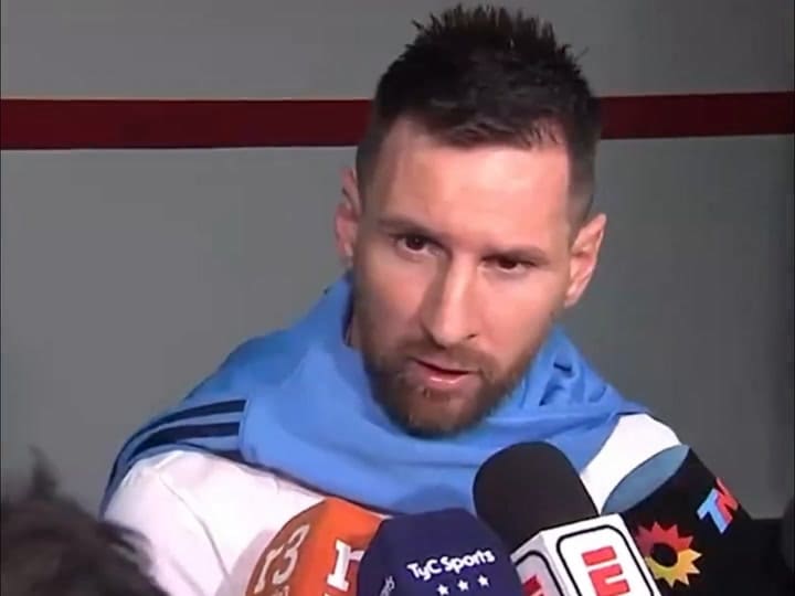 Las declaraciones de Messi
