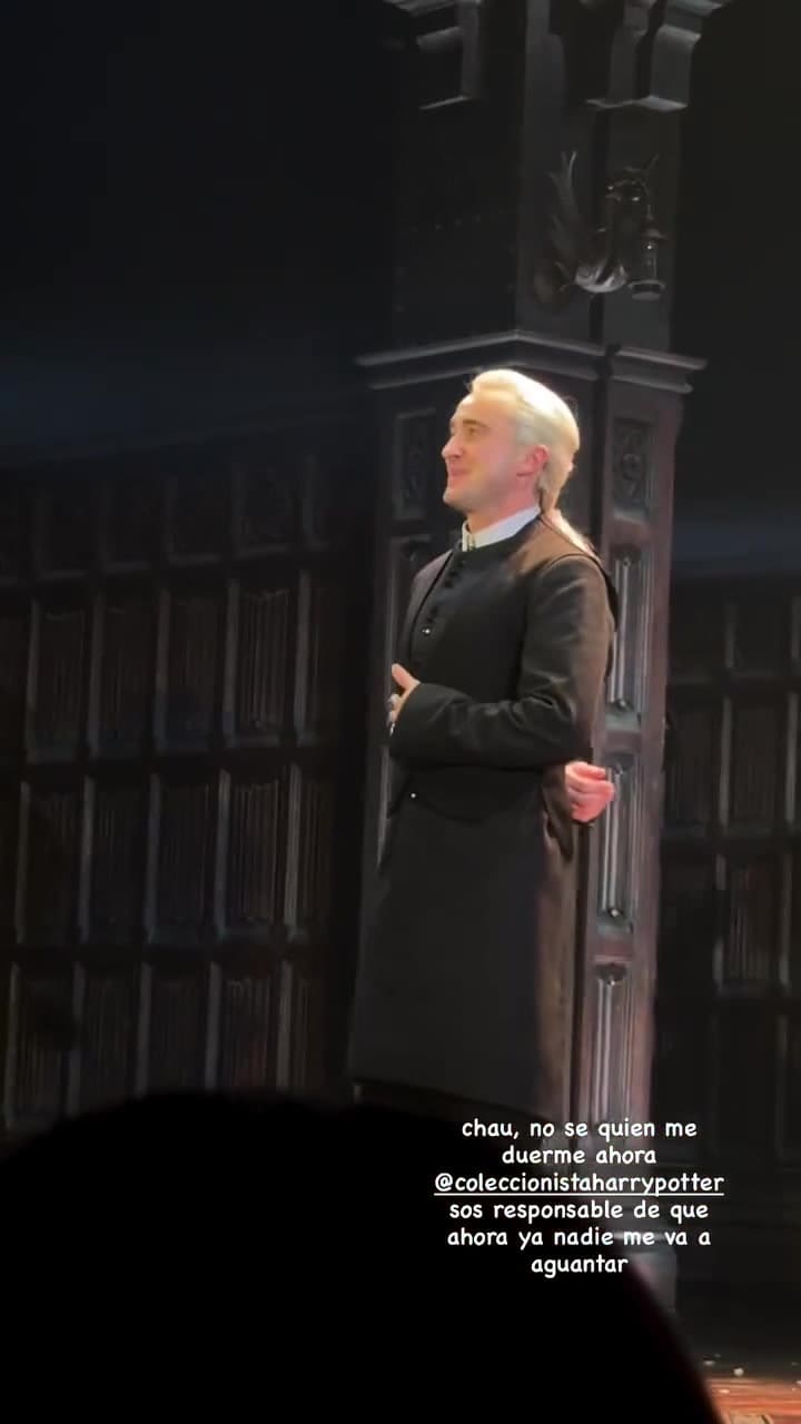 Oriana Sabatini vio en vivo a Draco Malfoy