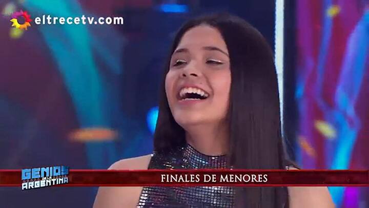 Priscila Ortiz interpretó “Nada” de José Dames y Horacio Basterra. Fuente: Youtube